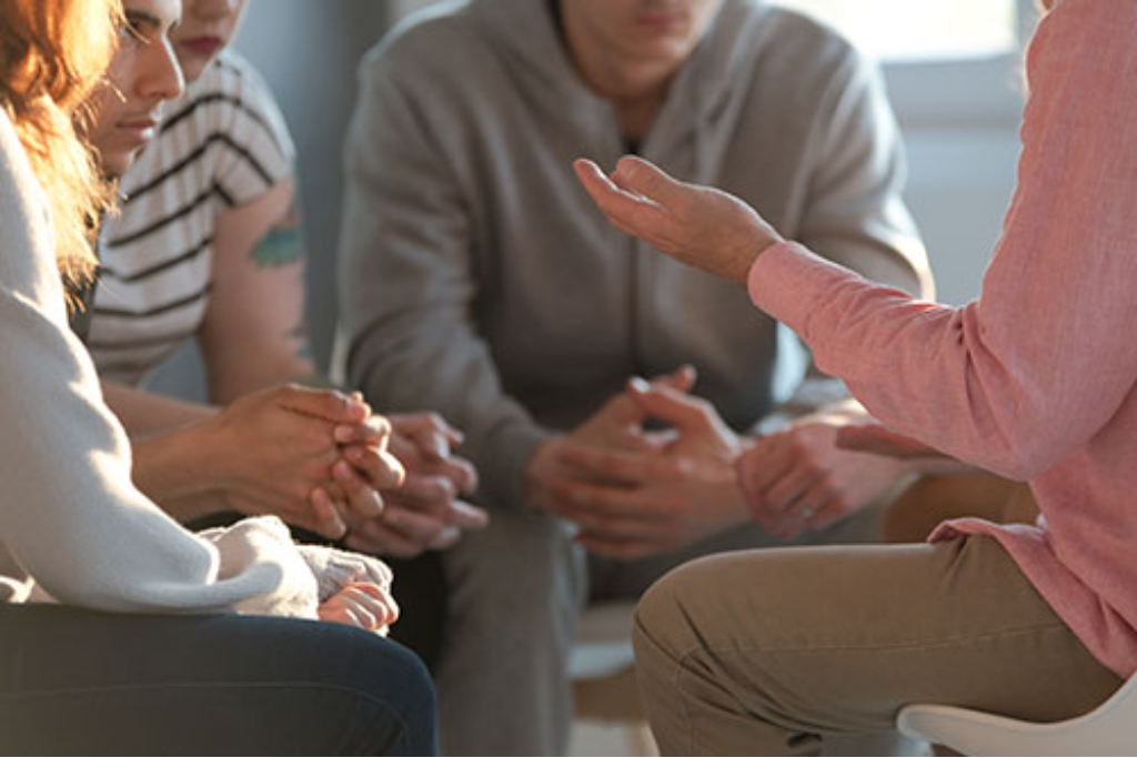 Support group discussing recovery as part of cocaine rehab in Thousand Oaks, CA.