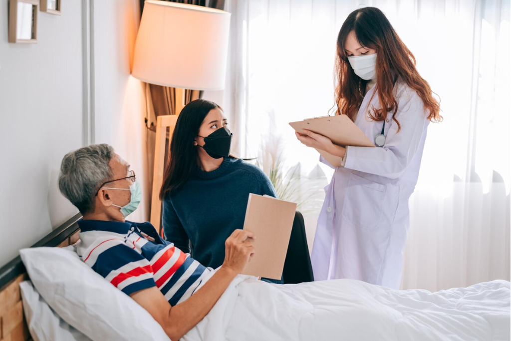 Patient and family member consulting with a doctor during PHP treatment. Thousand Oaks PHP treatment support for comprehensive recovery.